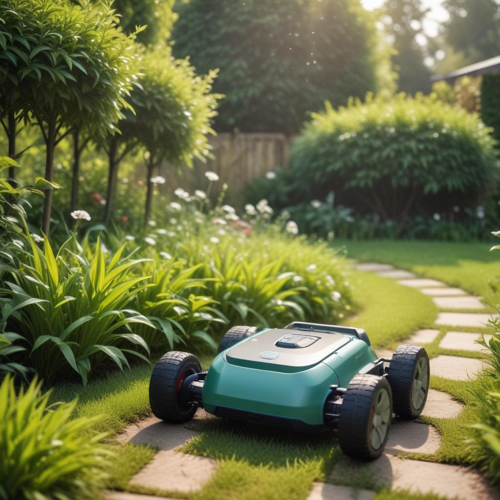 Автоматизированный малоуходный сад с управлением через гаджеты